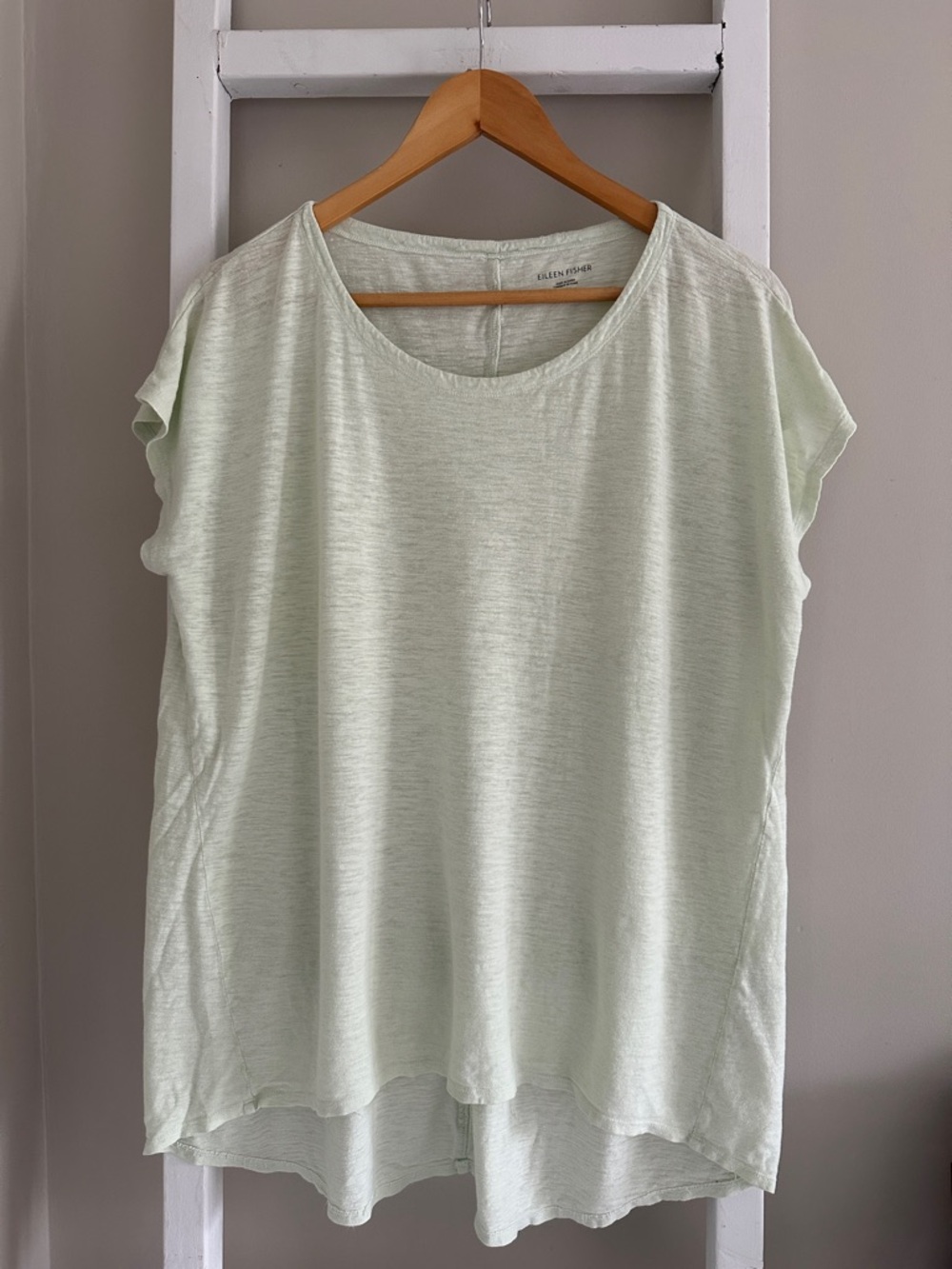 Eileen Fisher Hemp Organic Cotton Blend T-shirt / Tee